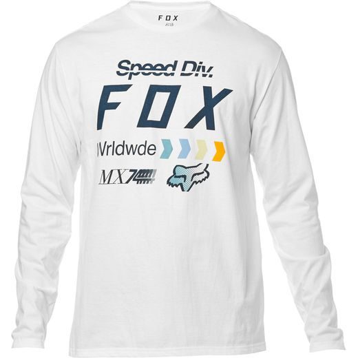 FOX MURC LS TEE, OPTIC WHITE, LFS18F