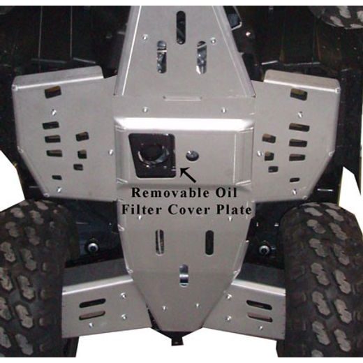 RICOCHET ATV POLARIS SPORTSMAN 550/850 XP 2013-16, COMPLETE SKIDPLATE SET