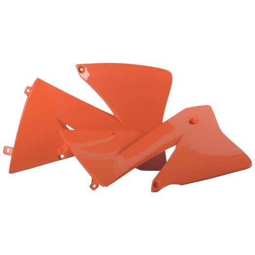 SPOILERY CHLADIČE POLISPORT 8422000003 (PÁR) ORANŽOVÁ KTM