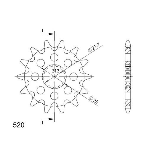 ŘETĚZOVÁ SADA D.I.D CHAIN - ZLATÝ ŘETĚZ 520 DZ, NETĚSNĚNÝ, KOLEČKO SUPERSPROX, ROZETA SUPERSPROX PRO YAMAHA YZ 400 F 1998