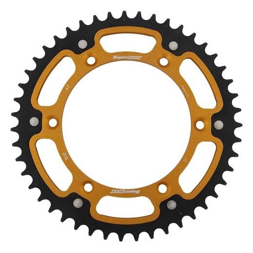 ŘETĚZOVÁ SADA EK - STŘÍBRNÝ ŘETĚZ 520 SRO, O-KROUŽEK, KOLEČKO SUPERSPROX, ROZETA SUPERSPROX STEALTH PRO HUSQVARNA TC 510 (2004>) 2008-2009