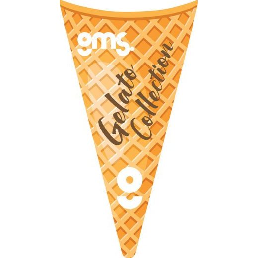 PODLAHOVÁ REKLAMNÍ SAMOLEPKA „KORNOUT“ GMS ZG00-POS-005 GMS GELATO KOLEKCE