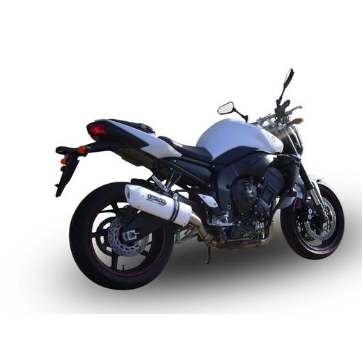 KONCOVKA VÝFUKU SLIP-ON GPR ALBUS CAT.83.ALB LESKLÁ BÍLÁ PRO YAMAHA FZ1 1000 / FAZER 2006-2014
