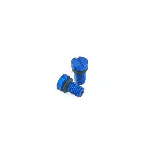 FF AIR BLEED SCREW K-TECH KYB(SHOWA 111-030-010B MODRÁ (PÁR)