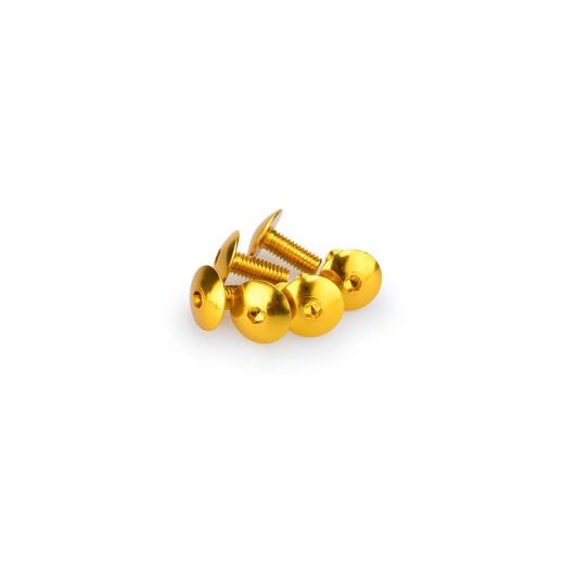ŠROUBY PUIG ANODIZED 0611G ŽLUTÁ M6 X 15MM (6KS)