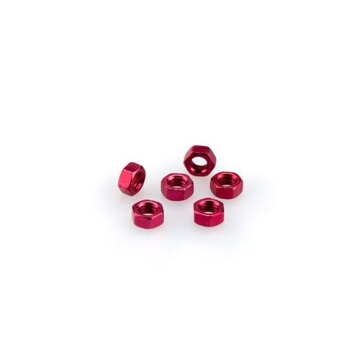 MATKY PUIG ANODIZED 0763R ČERVENÁ M5 (6PCS)