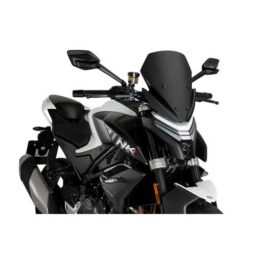 PLEXI ŠTÍT PUIG NEW GEN. SPORT 21866J MATNÁ ČERNÁ