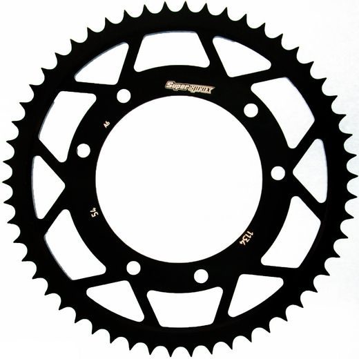 ŘETĚZOVÁ SADA EK - ZLATÝ ŘETĚZ 428 SRX, X-KROUŽEK, KOLEČKO SUPERSPROX, ROZETA SUPERSPROX PRO DERBI SENDA 125 R 2004-2007