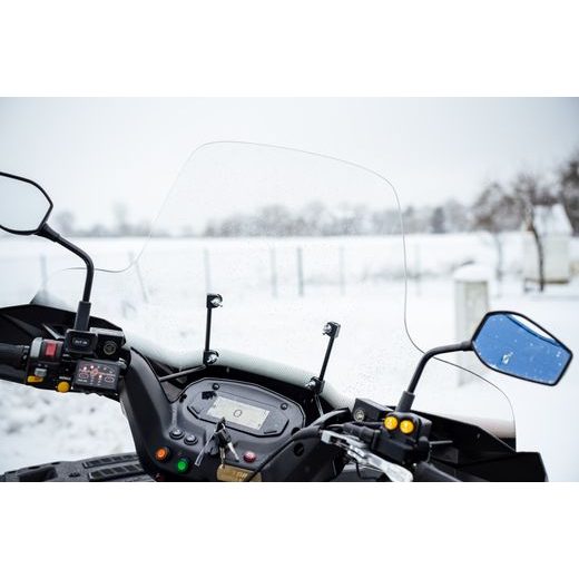 SHARK PŘEDNÍ PLEXI WINDSHIELD (VČETNĚ MONTÁŽNÍ SADY)