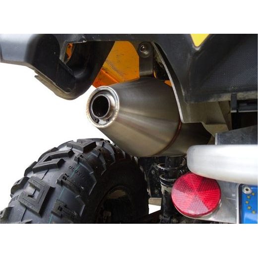 KONCOVKA VÝFUKU SLIP-ON GPR DEEPTONE ATV.49.DEATV BROUŠENÁ NEREZOVÁ OCEL ZAHRNUJE SPOJOVACÍ SVOD A ODNÍMATELNÝ DB KILLER