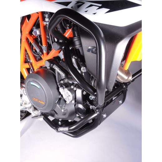 OCHRANNÉ RÁMY MOTORU RDMOTO CF124KD MATNÁ ČERNÁ VRCHNÍ A SPODNÍ