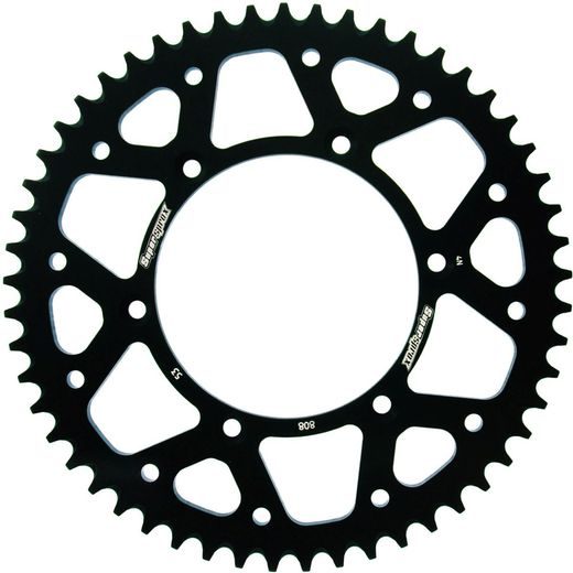 ŘETĚZOVÁ SADA EK - STŘÍBRNÝ ŘETĚZ 520 DEX, X-KROUŽEK, KOLEČKO SUPERSPROX, HLINÍKOVÁ ROZETA SUPERSPROX PRO SUZUKI RM 125 1987