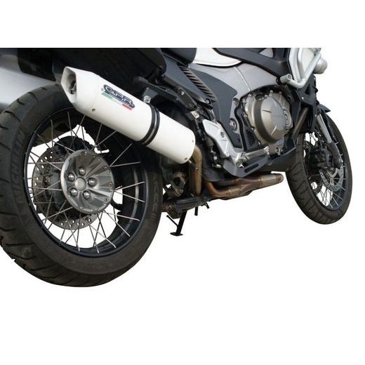 KONCOVKA VÝFUKU SLIP-ON GPR ALBUS H.213.ALB LESKLÁ BÍLÁ PRO HONDA VFR 1200 X CROSSTOURER 2011-2016