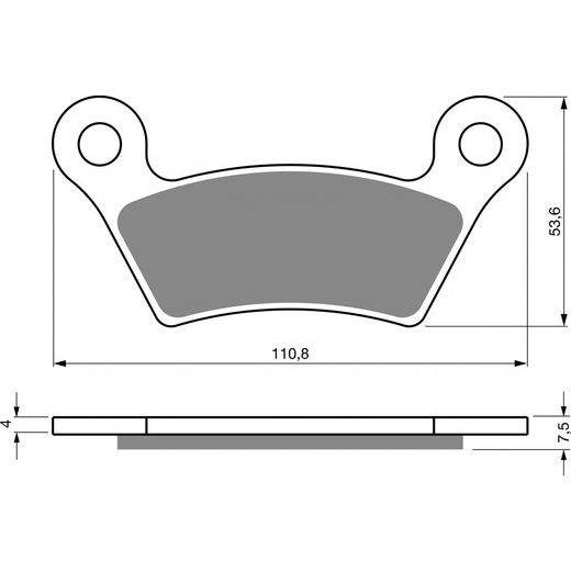 BRZDOVÉ DESTIČKY GOLDFREN 407 K5