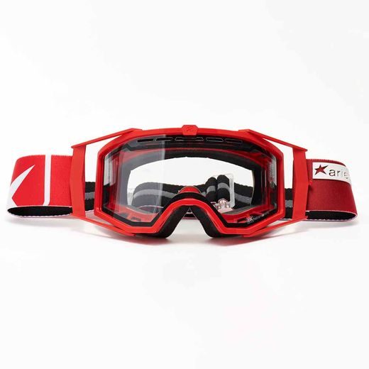 BRÝLE ARIETE 8K ENDURO 14960-ERR DVOJITÉ ČIRÉ SKLÍČKO ČERVENÁ