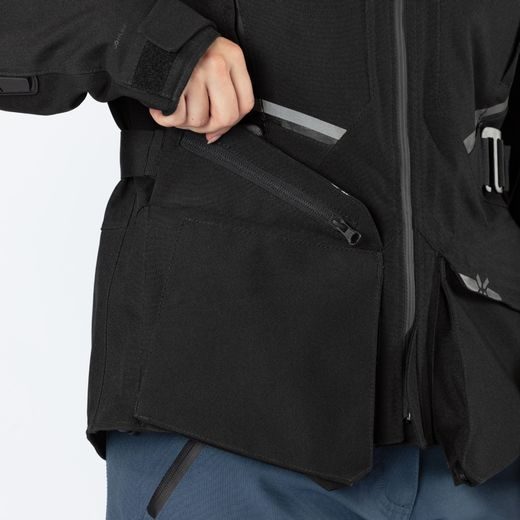 DÁMSKÁ BUNDA S LAMINOVANOU MEMBRÁNOU IXS TOURSTER-STX 1.0 X2-111605 ČERNÝ DXS