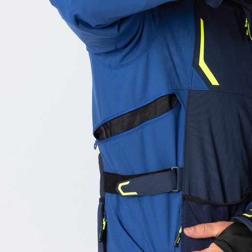 BUNDA IXS LENNOX-ST+ X56054 MODRO-SVĚTLE MODRO-NEONOVĚ ŽLUTÁ 3XL