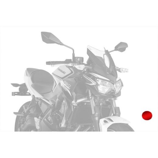 PLEXI ŠTÍT PUIG NEW GEN. SPORT 3864R ČERVENÁ