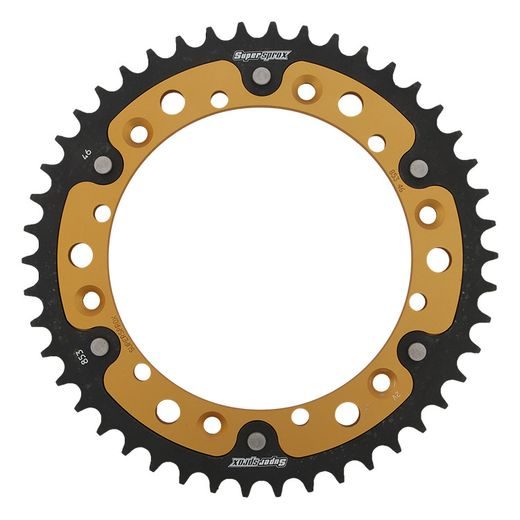 ŘETĚZOVÁ SADA D.I.D CHAIN - ZLATÝ ŘETĚZ 520 MX, NETĚSNĚNÝ, KOLEČKO SUPERSPROX, ROZETA SUPERSPROX STEALTH PRO YAMAHA YZ 125 1981-1982