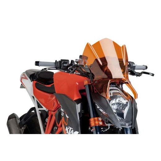 PLEXI ŠTÍT PUIG NEW GEN. SPORT 7014T ORANŽOVÁ