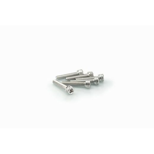 ŠROUBY PUIG ANODIZED 0185P STŘÍBRNÁ M5 X 25MM (6KS)