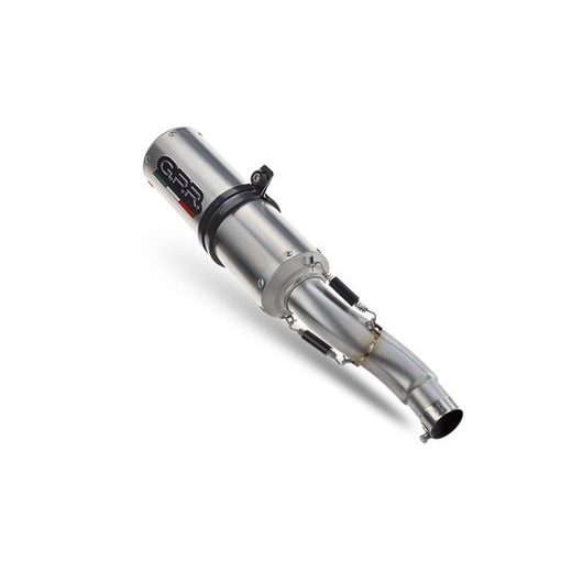 KONCOVKA VÝFUKU SLIP-ON GPR M3 S.192.A2.M3.INOX BROUŠENÁ NEREZOVÁ OCEL ZAHRNUJE SPOJOVACÍ SVOD A ODNÍMATELNÝ DB KILLER PRO SUZUKI GSX-S 950 2015-2016