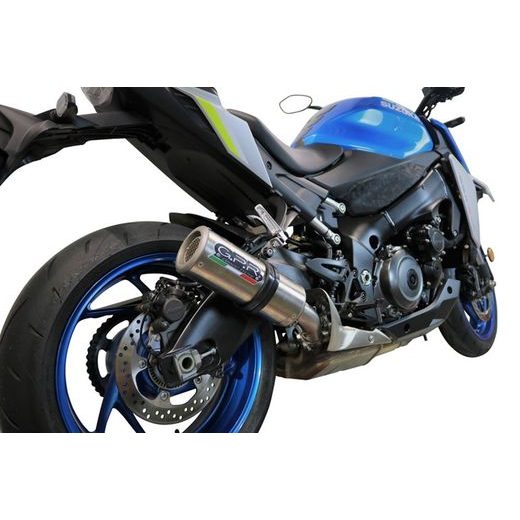 KONCOVKA VÝFUKU SLIP-ON GPR M3 E4.S.192.A2.M3.INOX BROUŠENÁ NEREZOVÁ OCEL ZAHRNUJE SPOJOVACÍ SVOD A ODNÍMATELNÝ DB KILLER PRO SUZUKI GSX-S 950 2017-2020