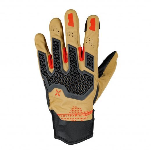 RUKAVICE IXS VENTURE-AIR 2.0 X4-050207 ZLATOHNĚDÁ - POUŠTNÍ HNĚDÁ 3XL
