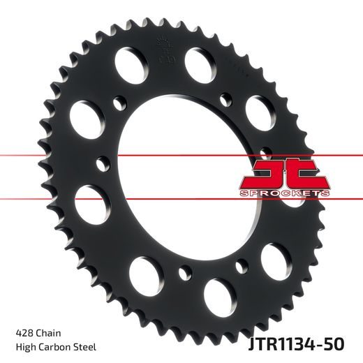 ŘETĚZOVÁ SADA D.I.D CHAIN - STŘÍBRNÝ ŘETĚZ 428 D, NETĚSNĚNÝ, KOLEČKO JT, ROZETA JT PRO YAMAHA XT 125 R 2005-2007