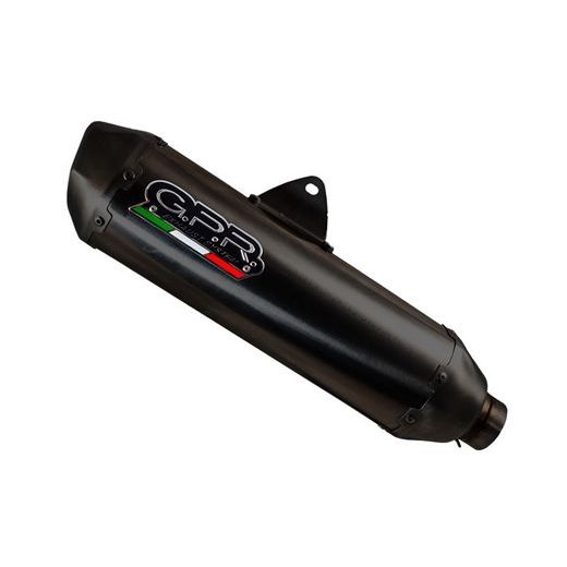 KONCOVKA VÝFUKU SLIP-ON GPR PENTAROAD VO.5.1.CAT.PE.BL MATNÁ ČERNÁ ZAHRNUJE SPOJOVACÍ SVOD, ODNÍMATELNÝ DB KILLER A KATALYZÁTOR PRO VOGE SR4 350 MAX / T 2023-2024