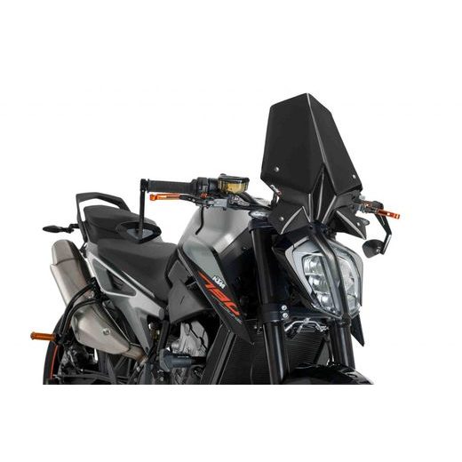 PLEXI ŠTÍT PUIG NEW GEN. SPORT 9668N ČERNÝ