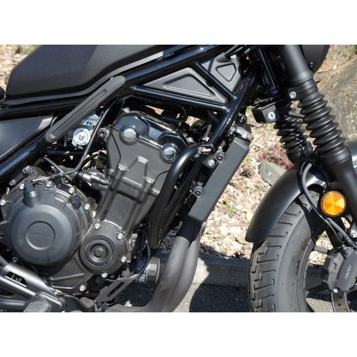 OCHRANNÉ RÁMY MOTORU RDMOTO CF145KD MATNÁ ČERNÁ PRO HONDA CMX 500 REBEL 2017-2023