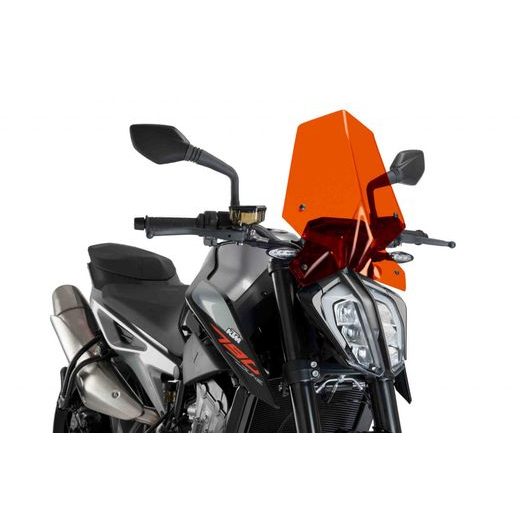 PLEXI ŠTÍT PUIG NEW GEN. SPORT 9668T ORANŽOVÁ
