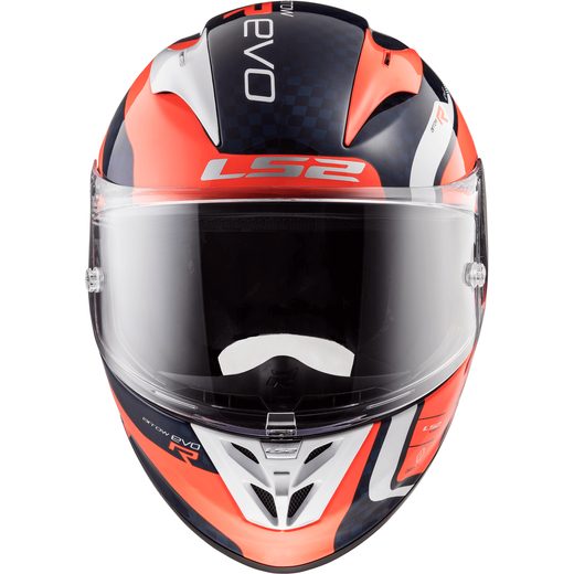 LS2 FF323 ARROW C EVO STING BLUE FLUO ORANGE