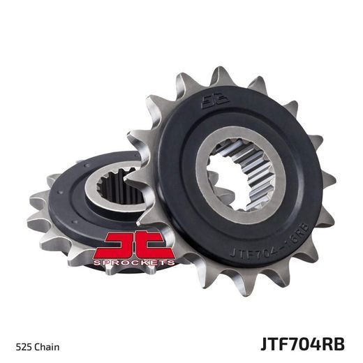 ŘETĚZOVÁ SADA EK - ZLATÝ ŘETĚZ 525 ZVX, X-KROUŽEK, KOLEČKO JT POGUMOVANÉ, ROZETA SUPERSPROX STEALTH PRO APRILIA RST 1000 FUTURA 2001-2004