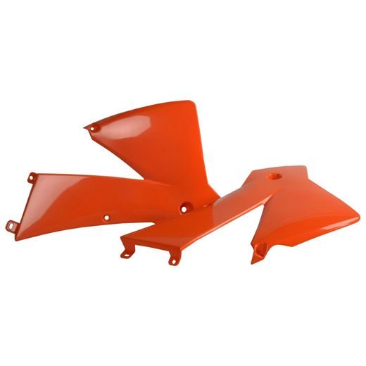 SPOILERY CHLADIČE POLISPORT 8424000002 (PÁR) ORANŽOVÁ KTM