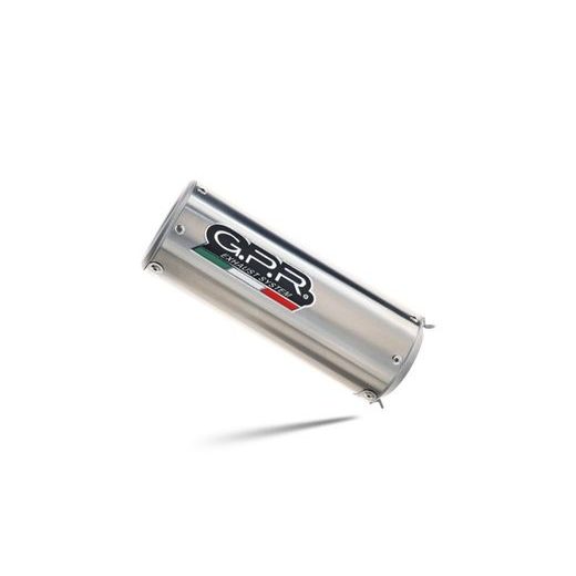 VÝFUK KOMPLETNÍ GPR M3 INOX E5.CO.H.260.3.CAT.M3.INOX BROUŠENÁ NEREZOVÁ OCEL ZAHRNUJE ODNÍMATELNÝ DB KILLER A KATALYZÁTOR