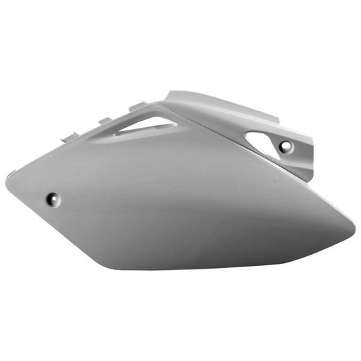 BOČNÍ ČÍSLOVÉ TABULKY POLISPORT 8602600001 (PÁR) BÍLÁ PRO HONDA CRF 450 R 2005-2006