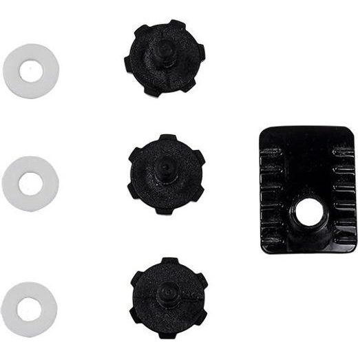 LS2 MX470 PEAK SCREWS BLACK