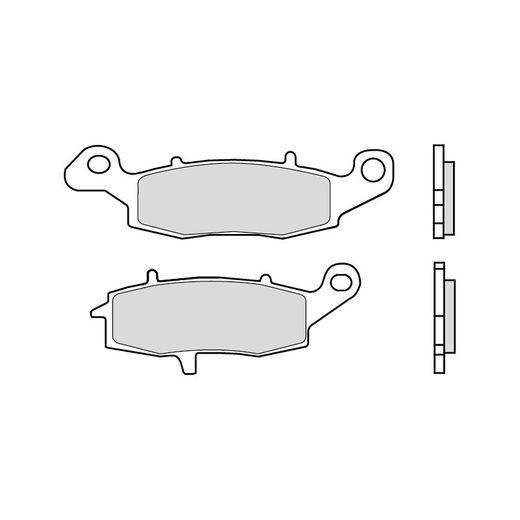 BRZDOVÉ DESTIČKY BREMBO 07KA18LA