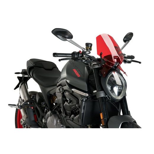 PLEXI ŠTÍT PUIG NEW GEN. SPORT 20712R ČERVENÁ