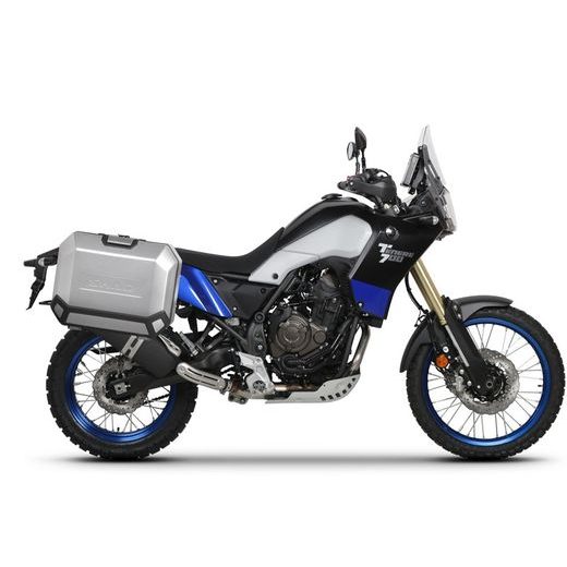 KOMPLETNÍ SADA BOČNÍCH HLINÍKOVÝCH KUFRŮ SHAD TERRA 36L/47L, VČETNĚ MONTÁŽNÍ SADY SHAD YAMAHA TENERE 700 XTZ690