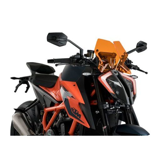 PLEXI ŠTÍT PUIG NEW GEN. SPORT 20425T ORANŽOVÁ
