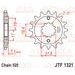 ŘETĚZOVÁ SADA EK - STŘÍBRNÝ ŘETĚZ 520 DEX, X-KROUŽEK, KOLEČKO JT, ROZETA JT PRO HONDA CRF 250 R 2017-2018