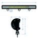 SHARK LED EPISTAR 60*3W 10800 LM 10-30V COMBO 28"