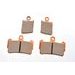 BRZDOVÉ DESTIČKY GOLDFREN 298 S33 STREET FRONT (1 SET = 2PCS SMALL/LARGE)