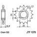 ŘETĚZOVÁ SADA EK - STŘÍBRNÝ ŘETĚZ 525 SRO, O-KROUŽEK, KOLEČKO JT, ROZETA JT PRO HONDA CBR 600 F 2002