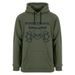 FINNTRAIL HOODY ATV SKULL KHAKI