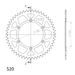 ŘETĚZOVÁ SADA D.I.D CHAIN - ZLATÝ ŘETĚZ 520 ERT, NETĚSNĚNÝ, KOLEČKO SUPERSPROX, ROZETA SUPERSPROX PRO SUZUKI RM-Z 250 2004-2006
