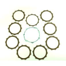FRICTION PLATES KIT WITH CLUTCH COVER GASKET ATHENA P40230102